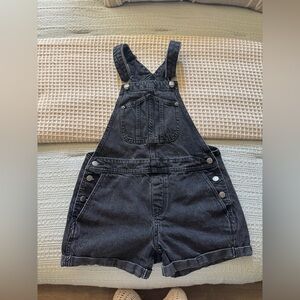 Old Navy Charcoal Denim Overalls